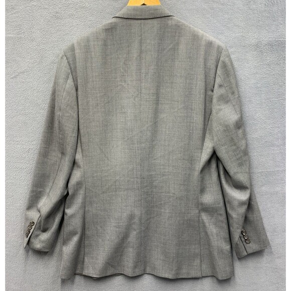 Polo Ralph Lauren Mens Suit Jacket Gray 3 Button Virgin Wool Extrafine Italy 41R - Picture 5 of 16